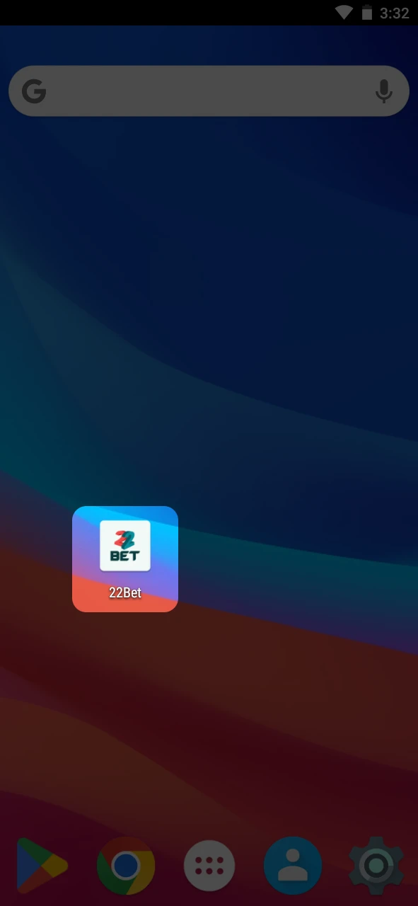 Start using the latest version of the 22Bet app.