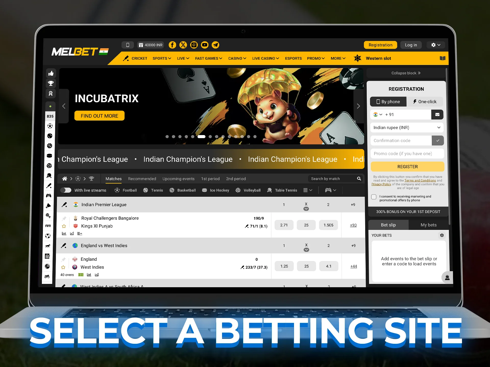 Select a cricket betting site with fast withdrawals.