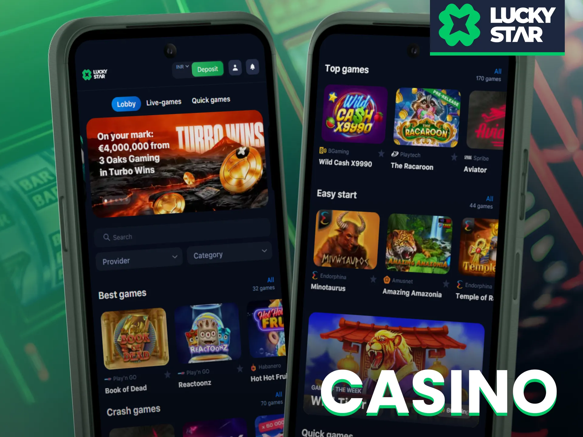Access casino games through the Lucky Star app for real-time play.