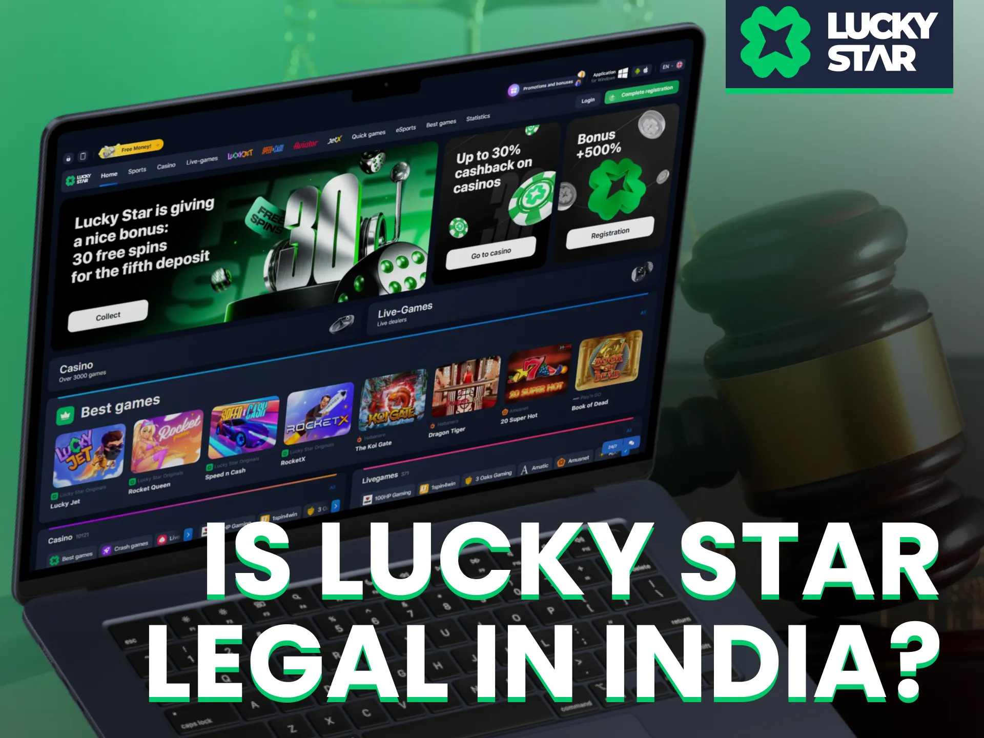 Lucky Star is fully legal and operates securely within Indian betting regulations.