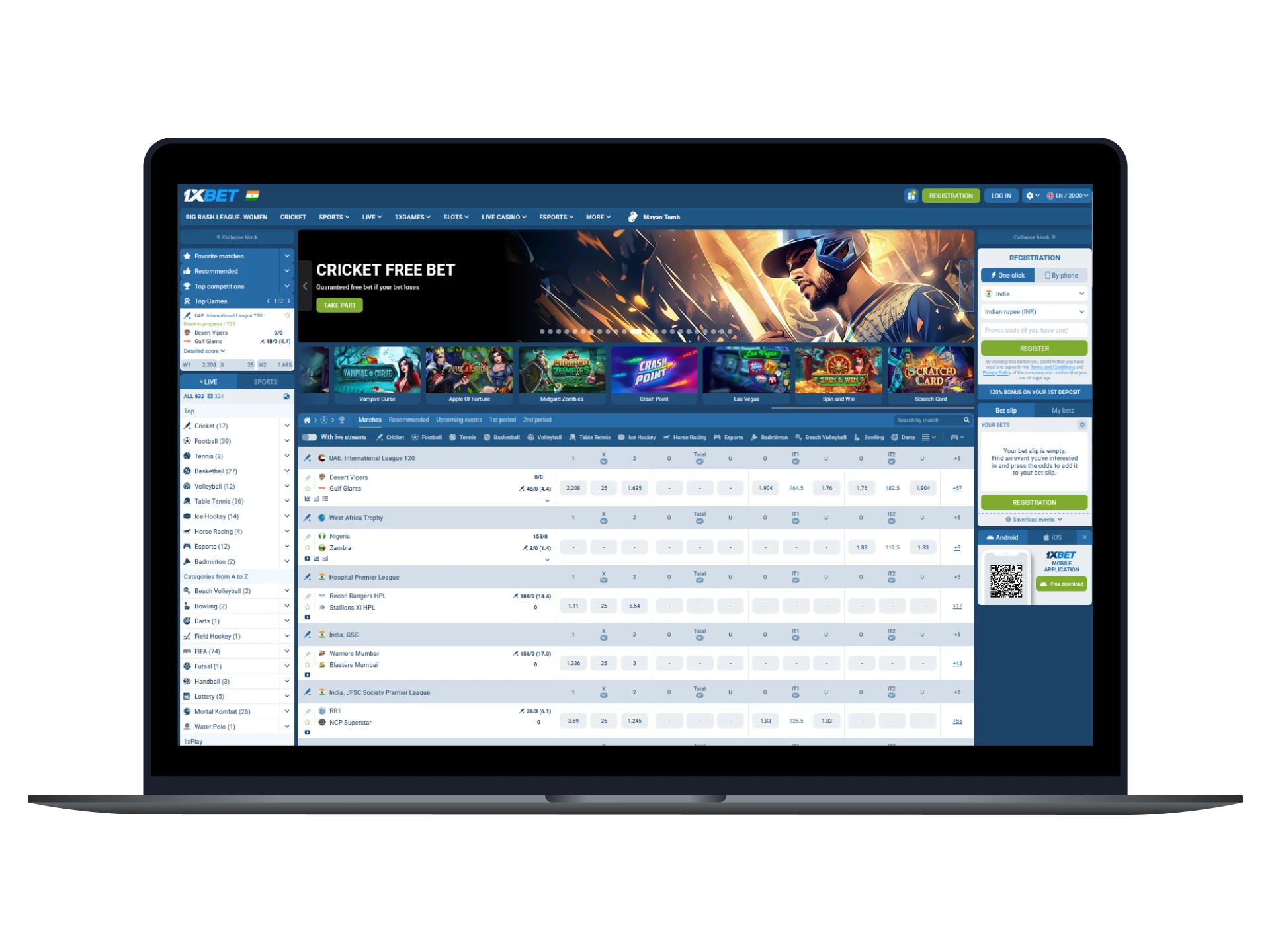 Start betting on 1xbet and have fun.