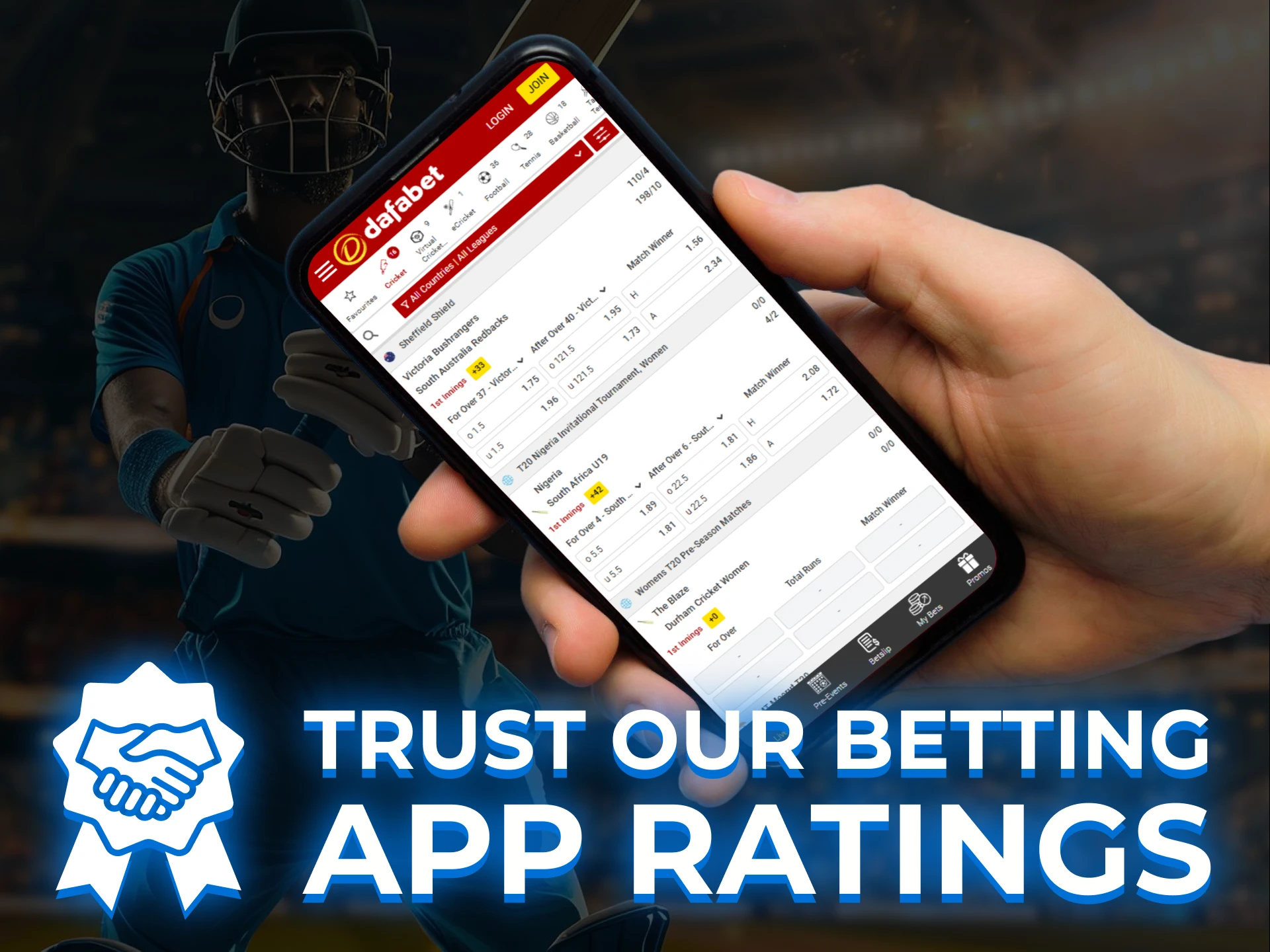 Checking for licensing information, user reviews, and security certificates to verify the trustworthiness of a betting app.