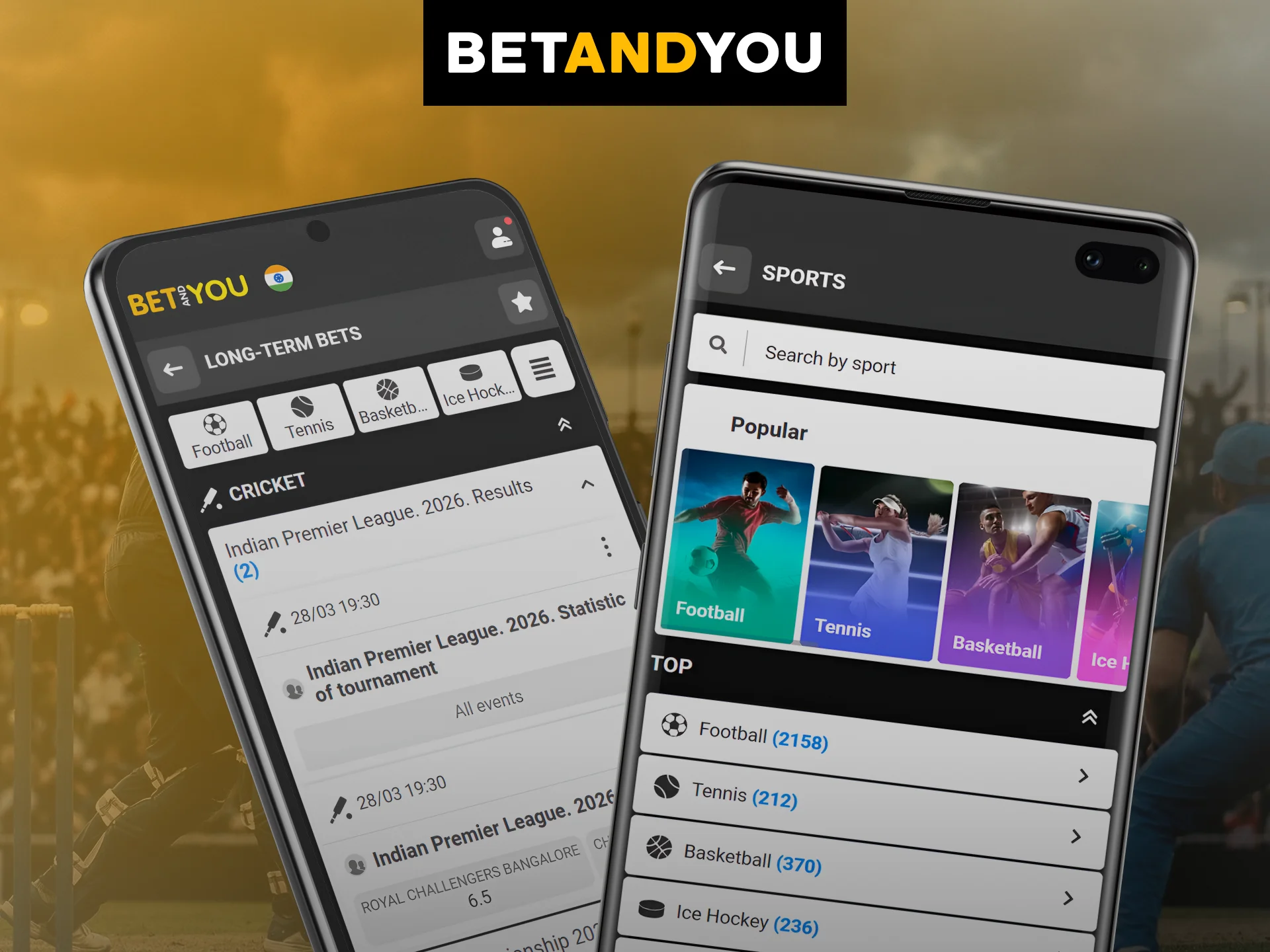 Check the list of devices compatible with the Betandyou App Android.