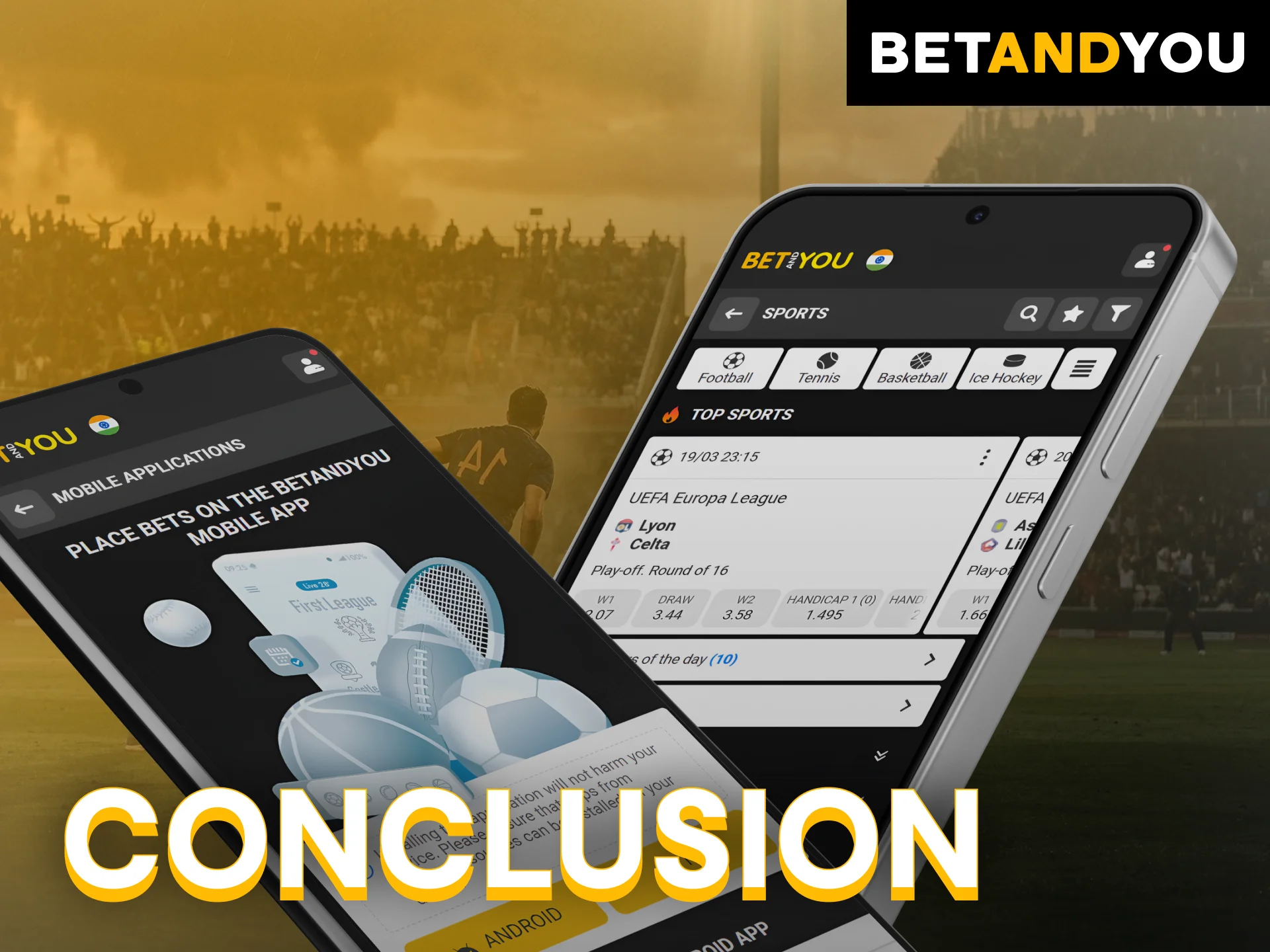 Start playing today and enjoy the official Betandyou App features.