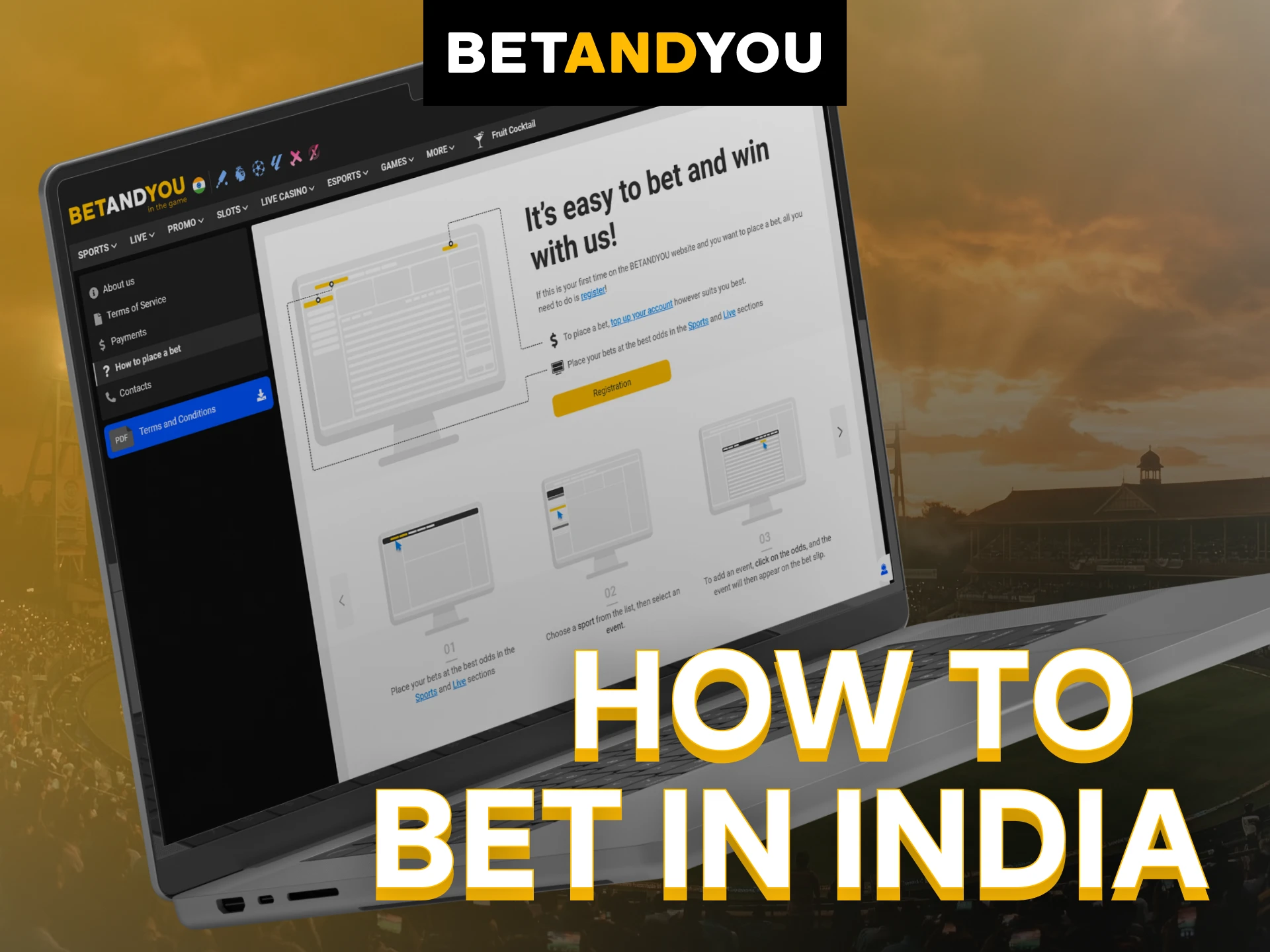 Start your betting journey at Betandyou India with these simple tips.