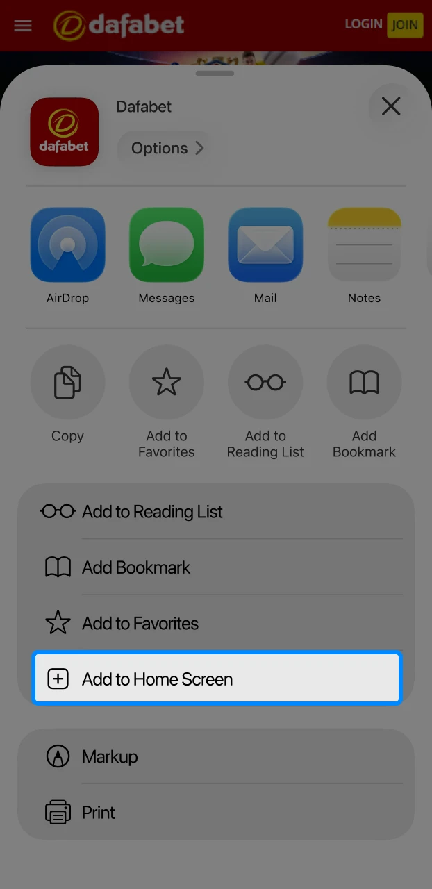 Guide on how to select and download an IPL betting app on an iOS device.