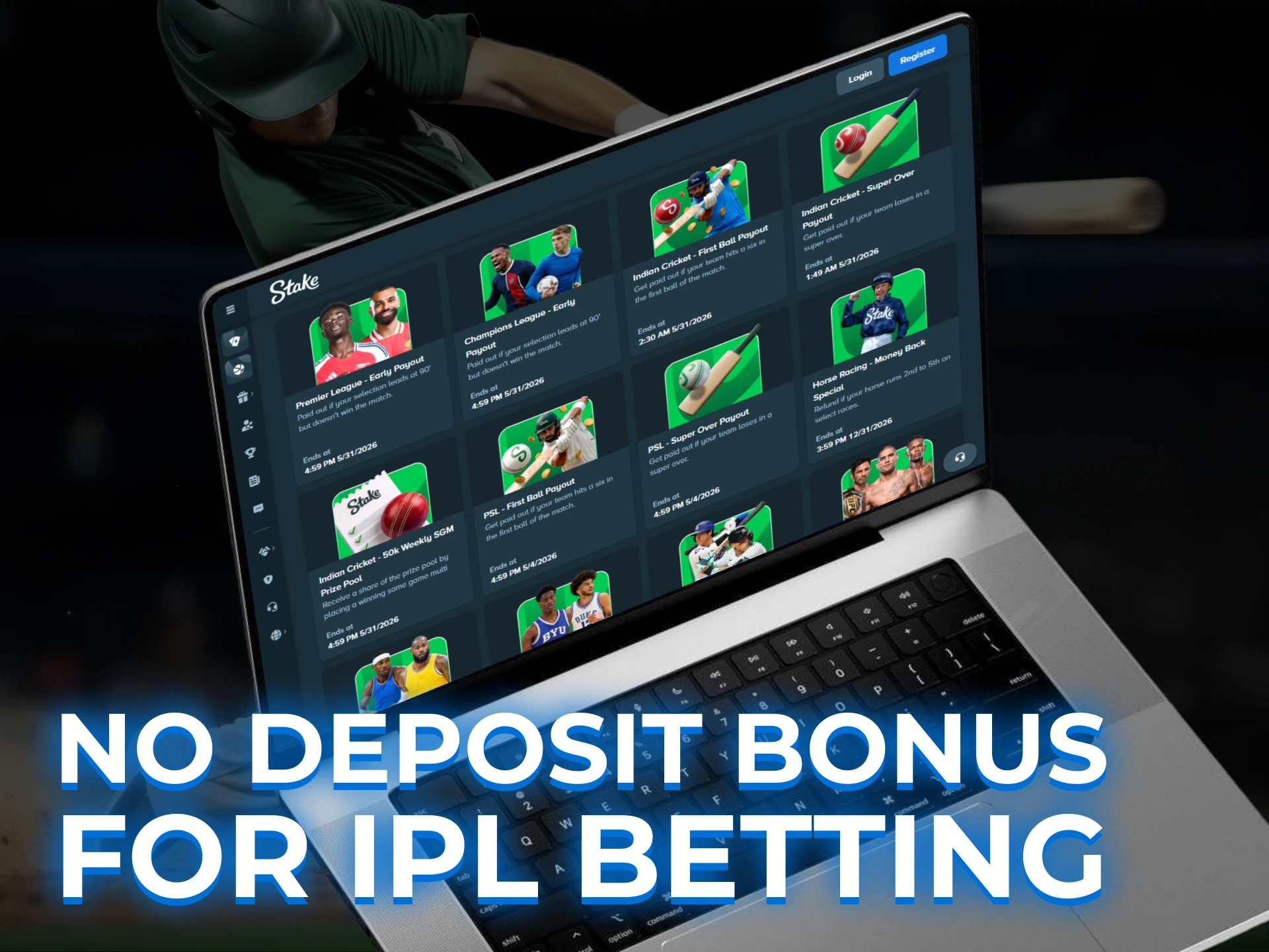 Detailed explanation of no-deposit bonuses for IPL betting, covering risk-free rewards granted without requiring an initial account funding.